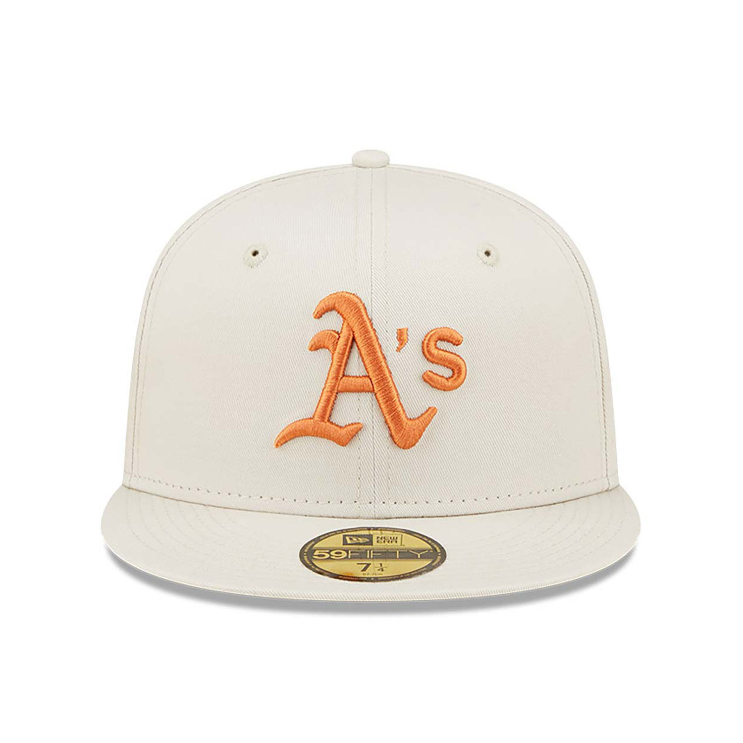 Oakland Athletics League Essential Cream 59FIFTY Fitted Cap