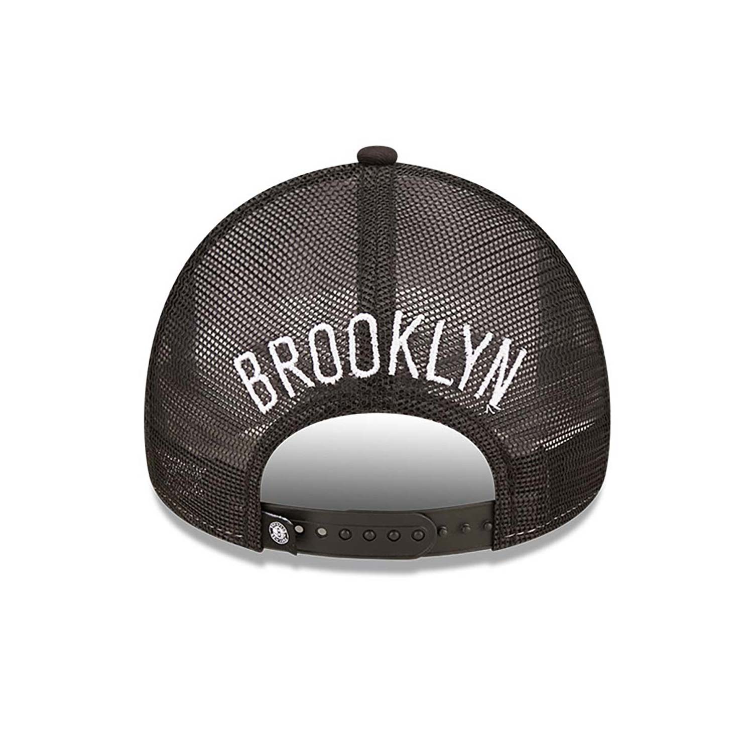 Block Brooklyn Nets Team Color White A-Frame Trucker Cap