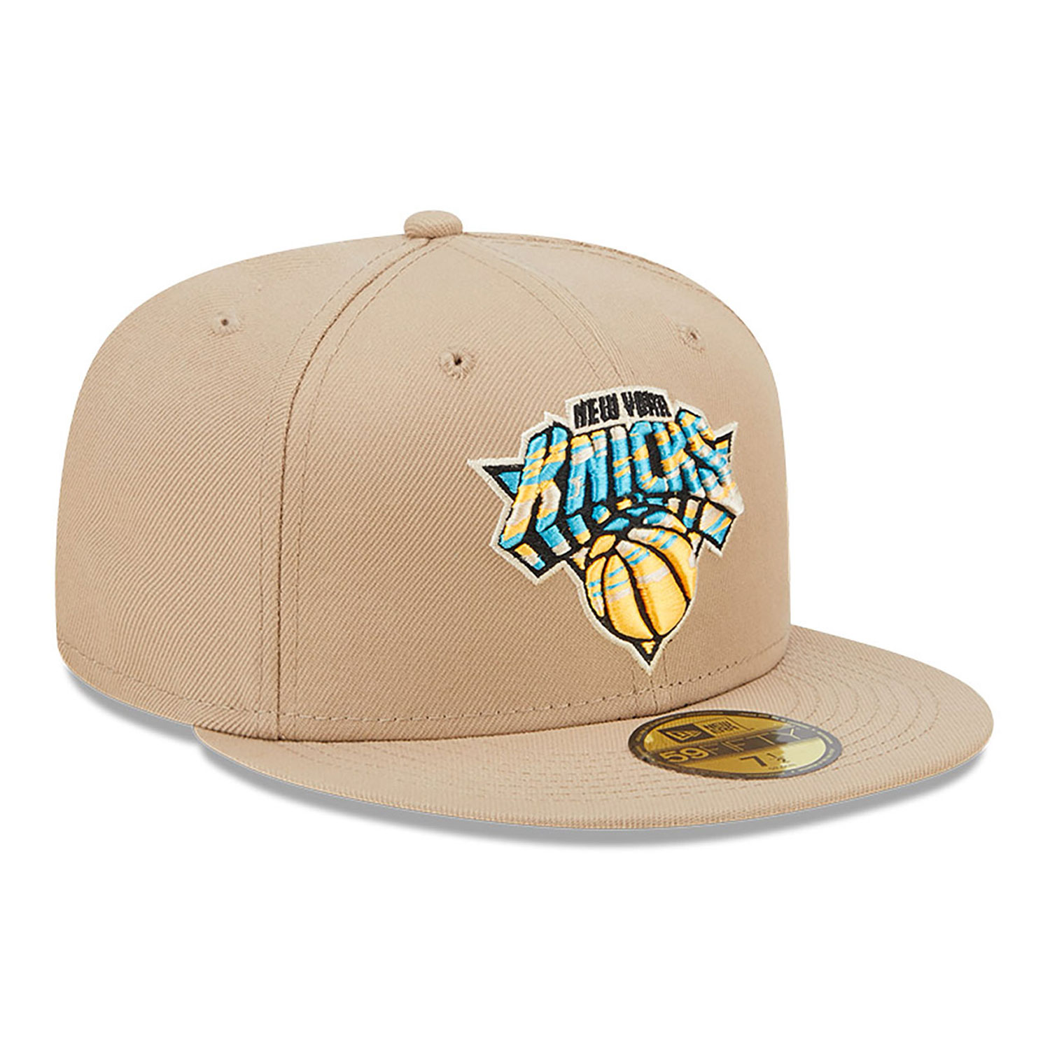 New York Knicks Team Neon Beige 59FIFTY Fitted Cap