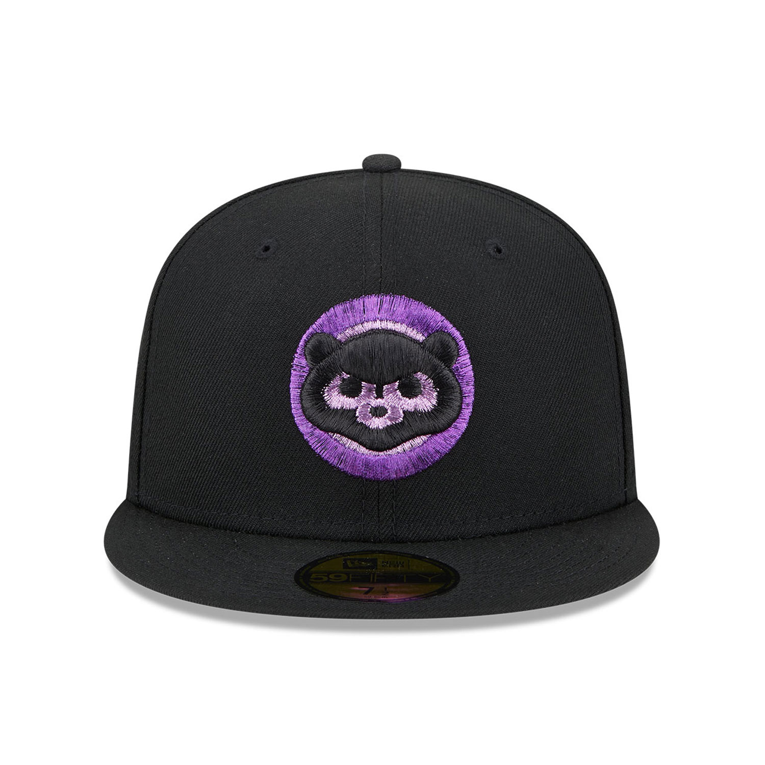 Chicago Cubs Metallic Pop Black 59FIFTY Fitted Cap