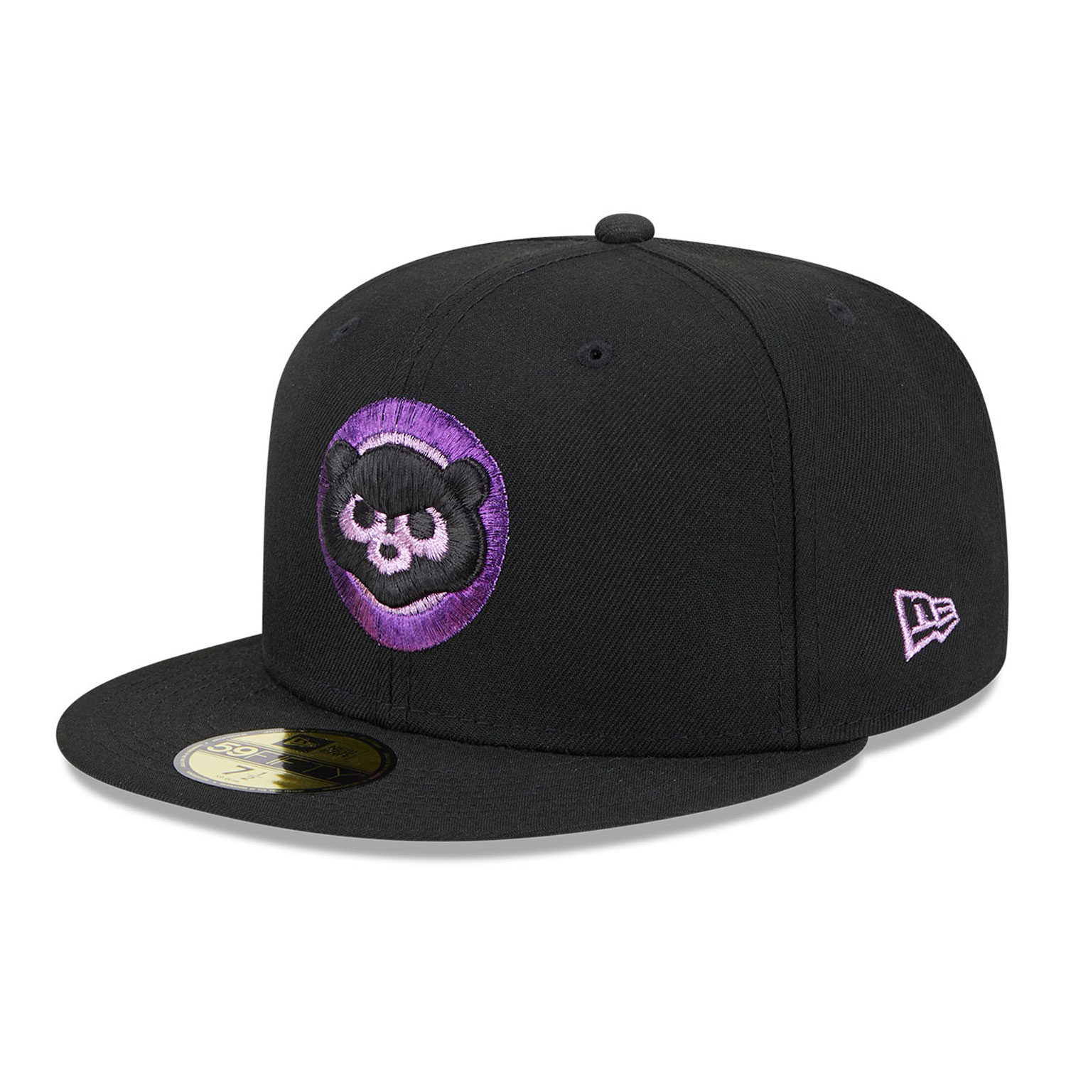 Chicago Cubs Metallic Pop Black 59FIFTY Fitted Cap