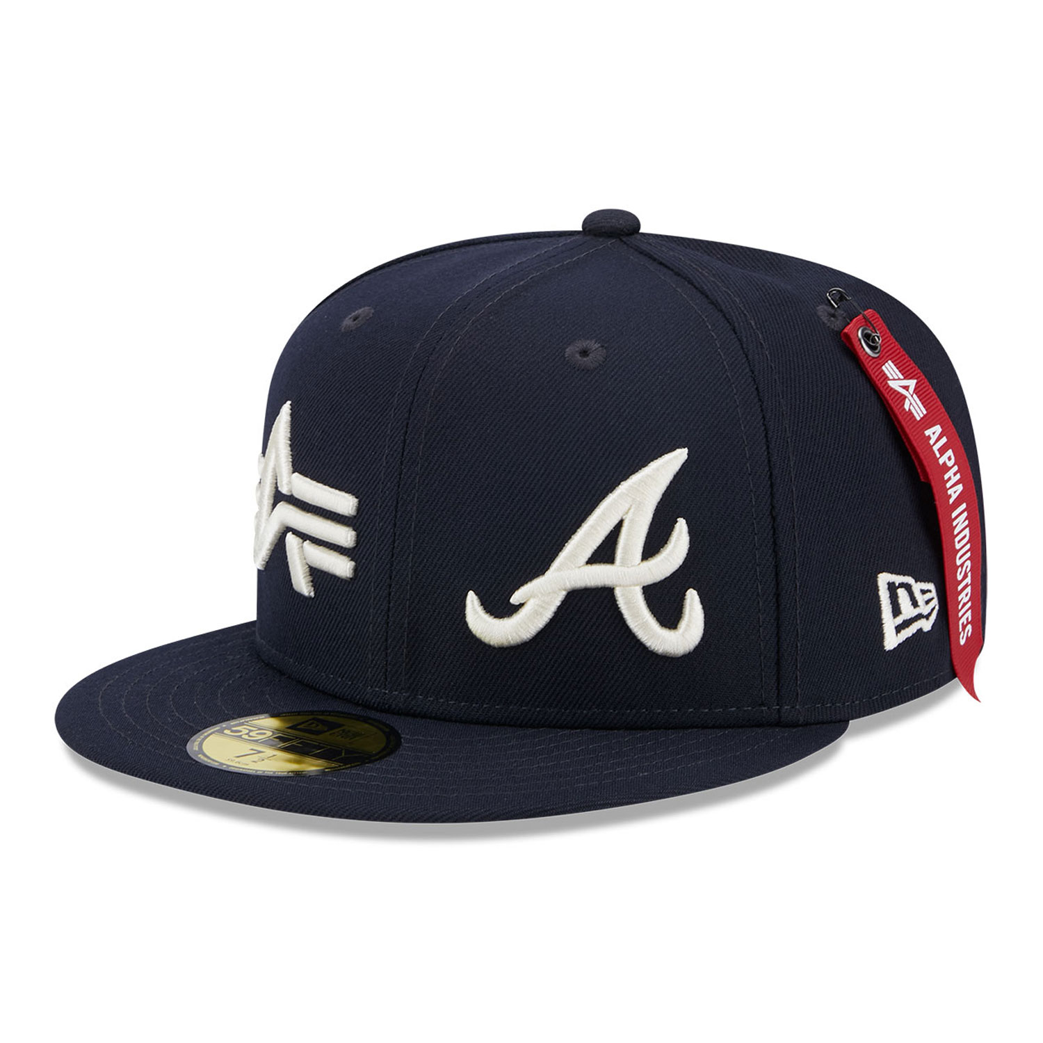Atlanta Braves Alpha Industries X MLB Navy 59FIFTY Fitted Cap