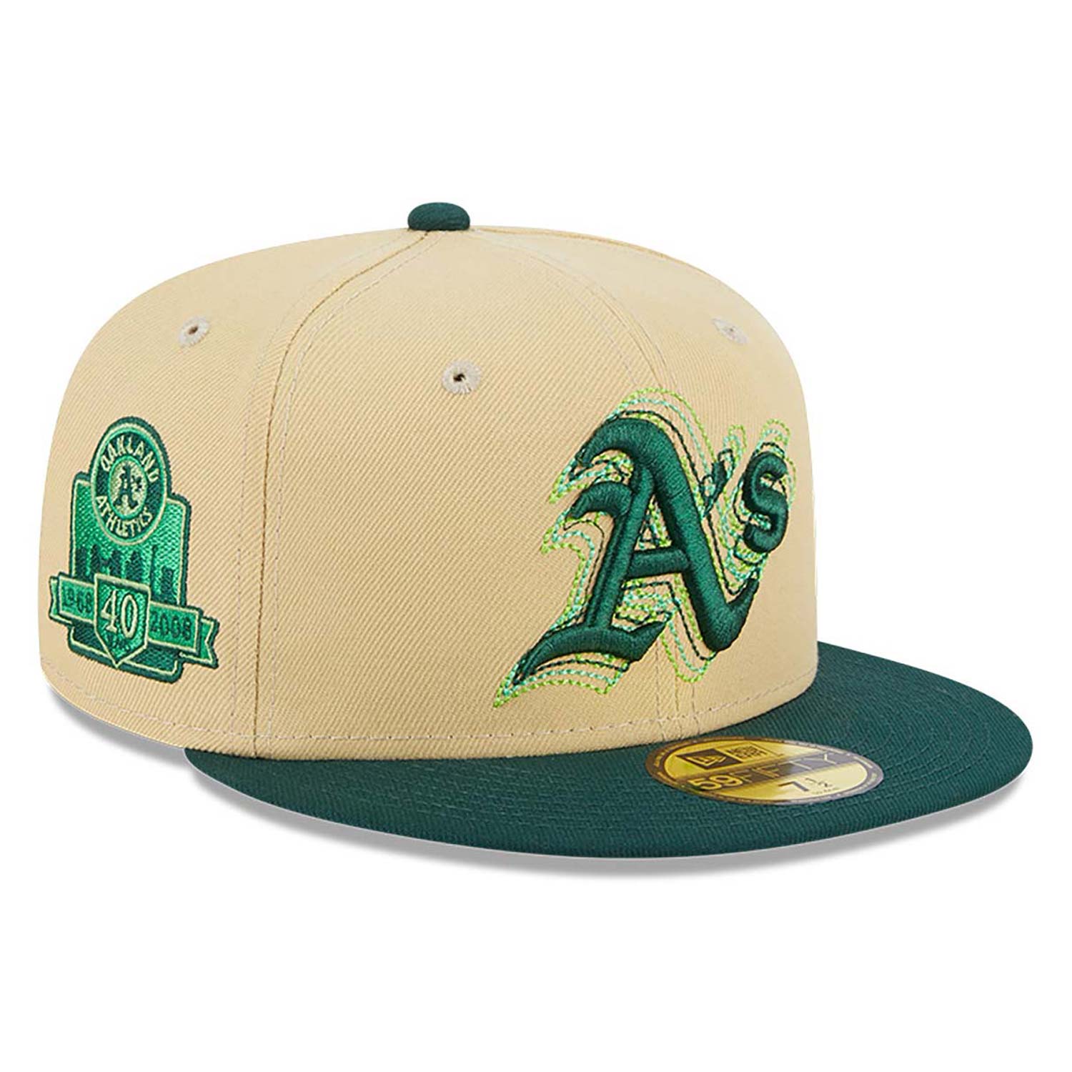 Oakland Athletics Illusion Stone 59FIFTY Fitted Cap