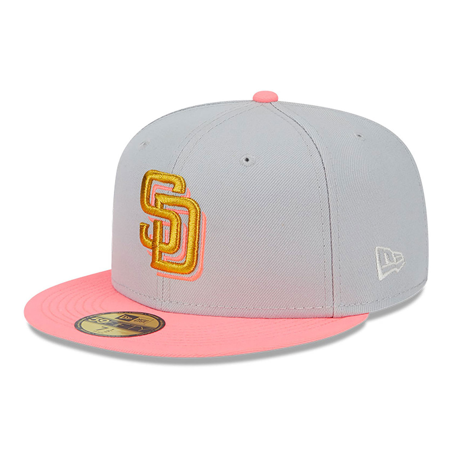 San Diego Padres Metallic City Grey 59FIFTY Fitted Cap