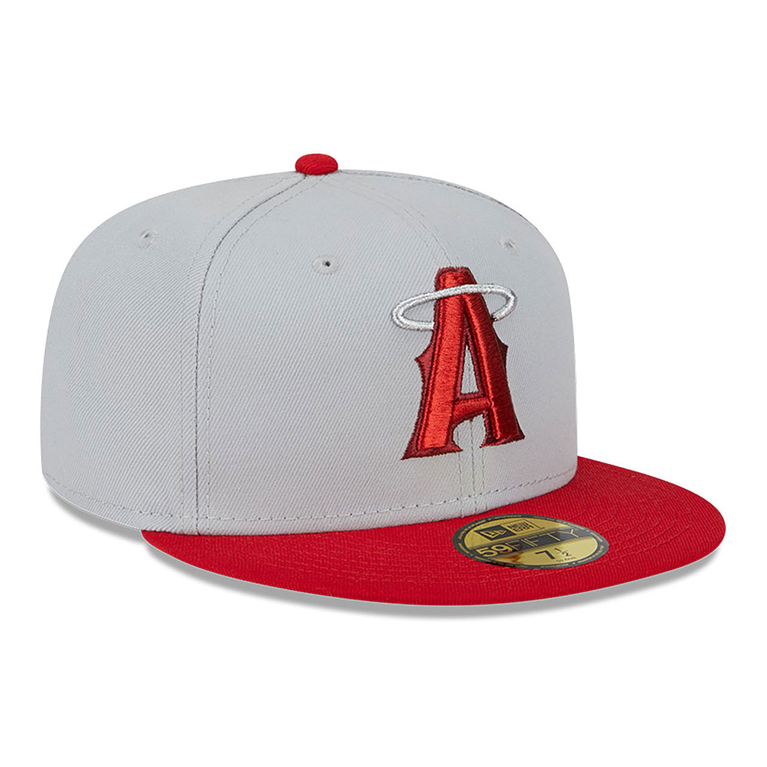 Anaheim Angles Metallic City Grey 59FIFTY Fitted Cap