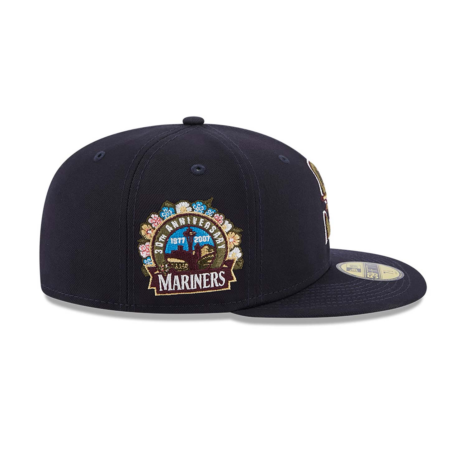 Seattle Mariners MLB Floral Patch Blue 59FIFTY Fitted Cap