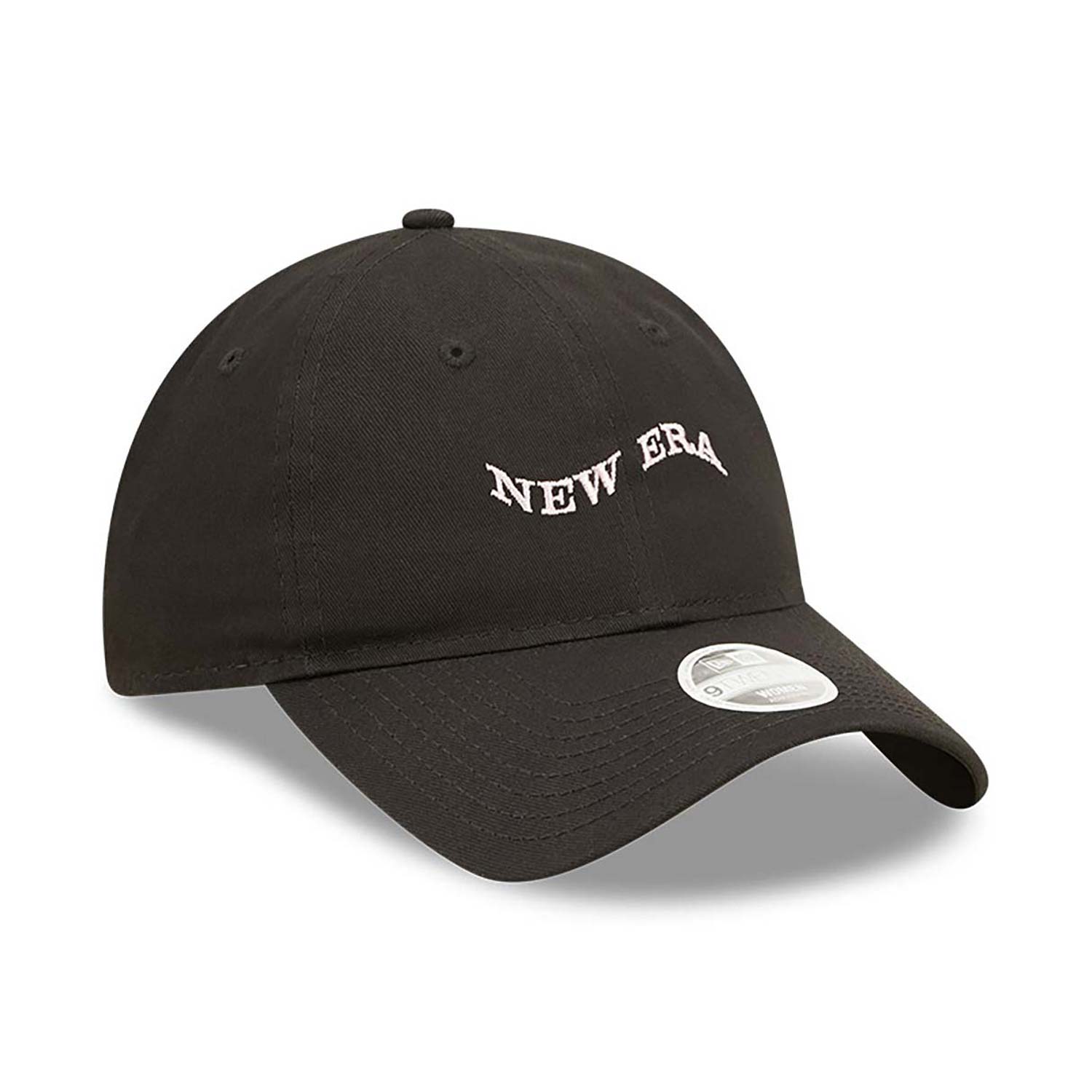 New Era Womens Wave Logo Black 9TWENTY Adjustable Cap