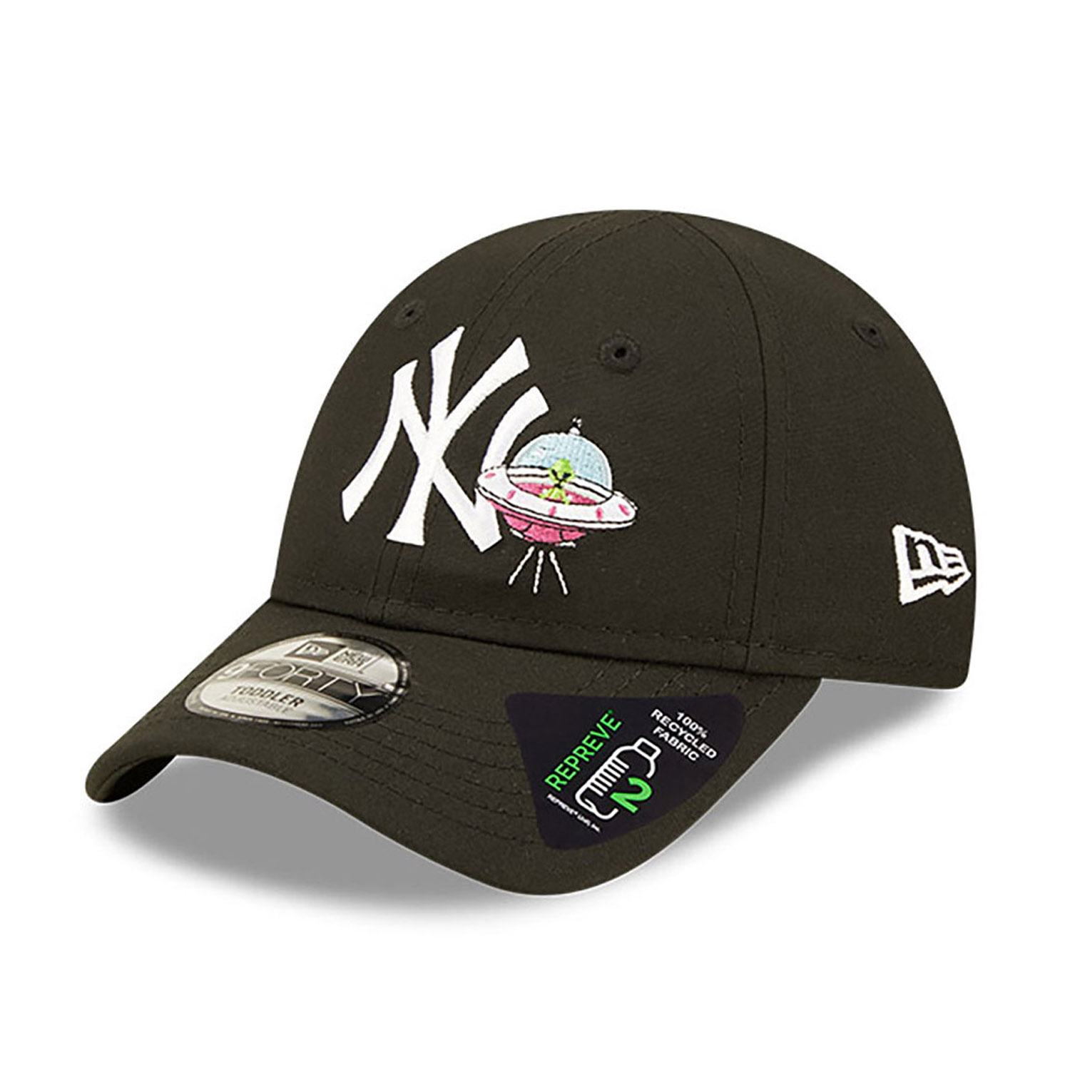 New York Yankees Repreve Toddler Space Black 9FORTY Adjustable Cap