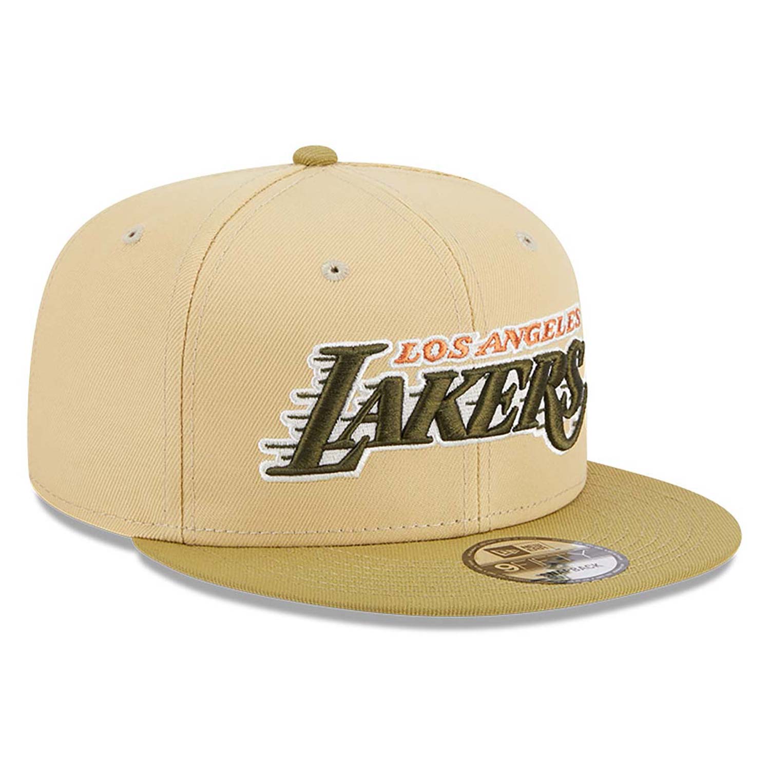 LA Lakers Repreve Vegas Gold Light Beige 9FIFTY Snapback Cap