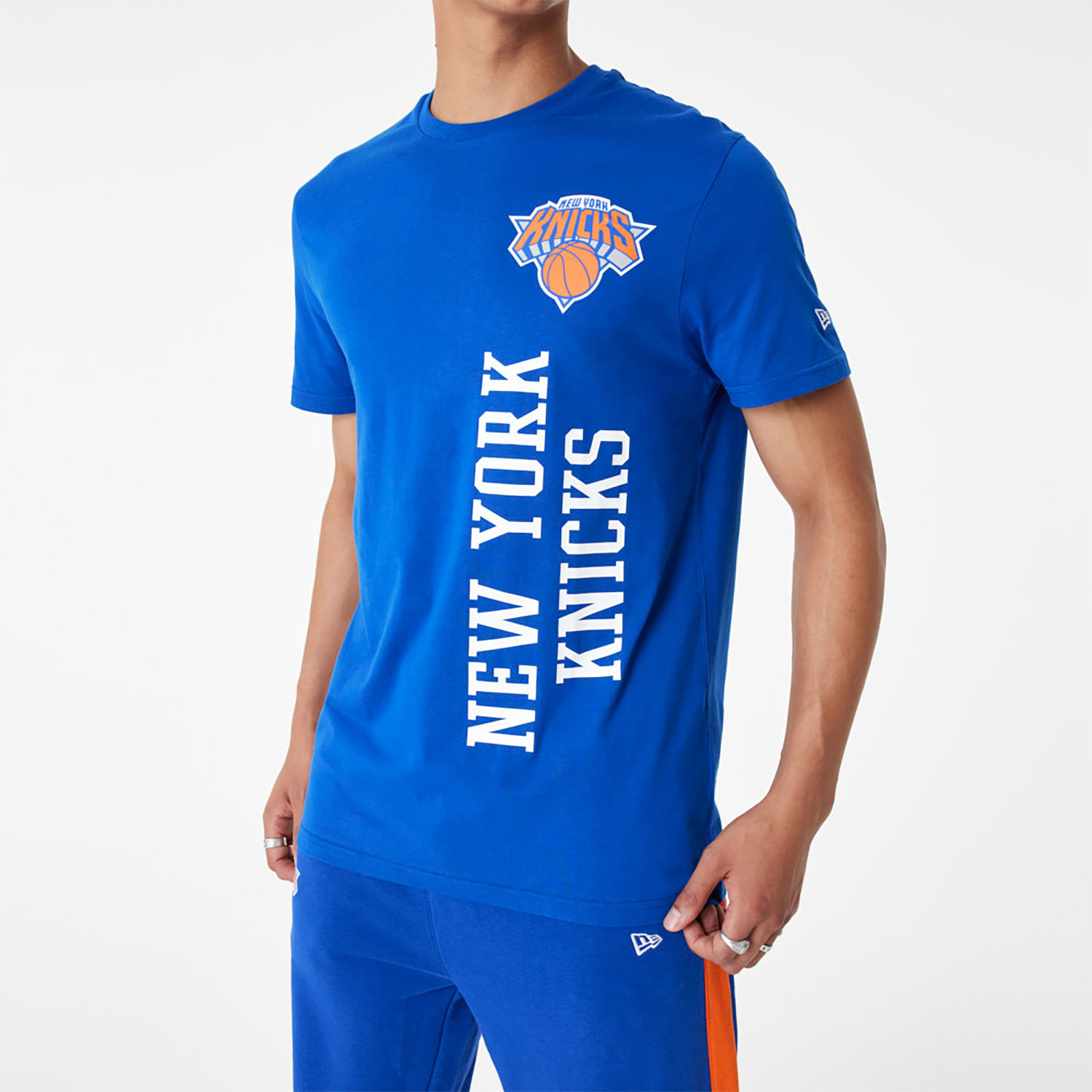 New York Knicks NBA Team Colour Blue T-Shirt
