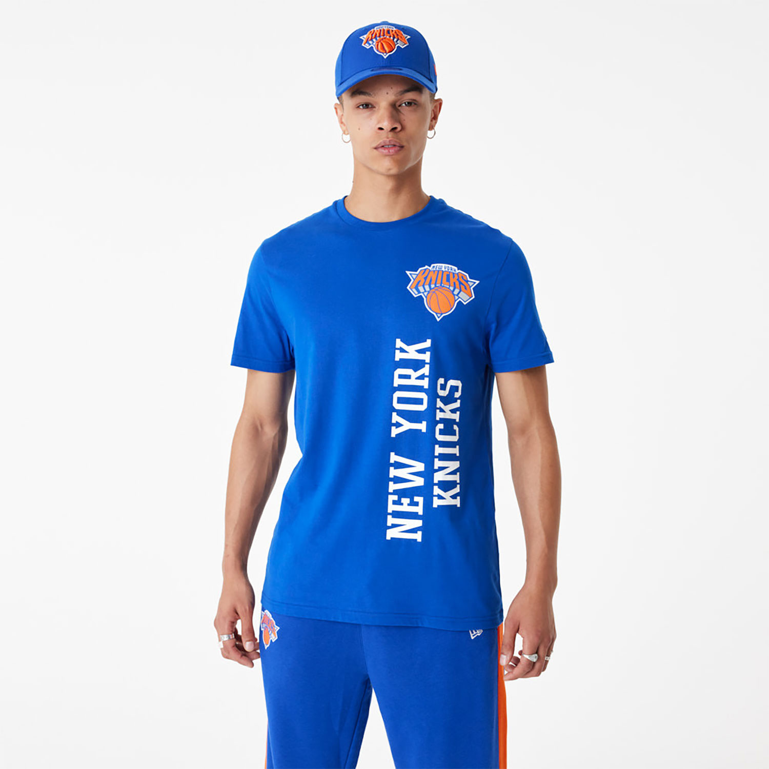New York Knicks NBA Team Colour Blue T-Shirt