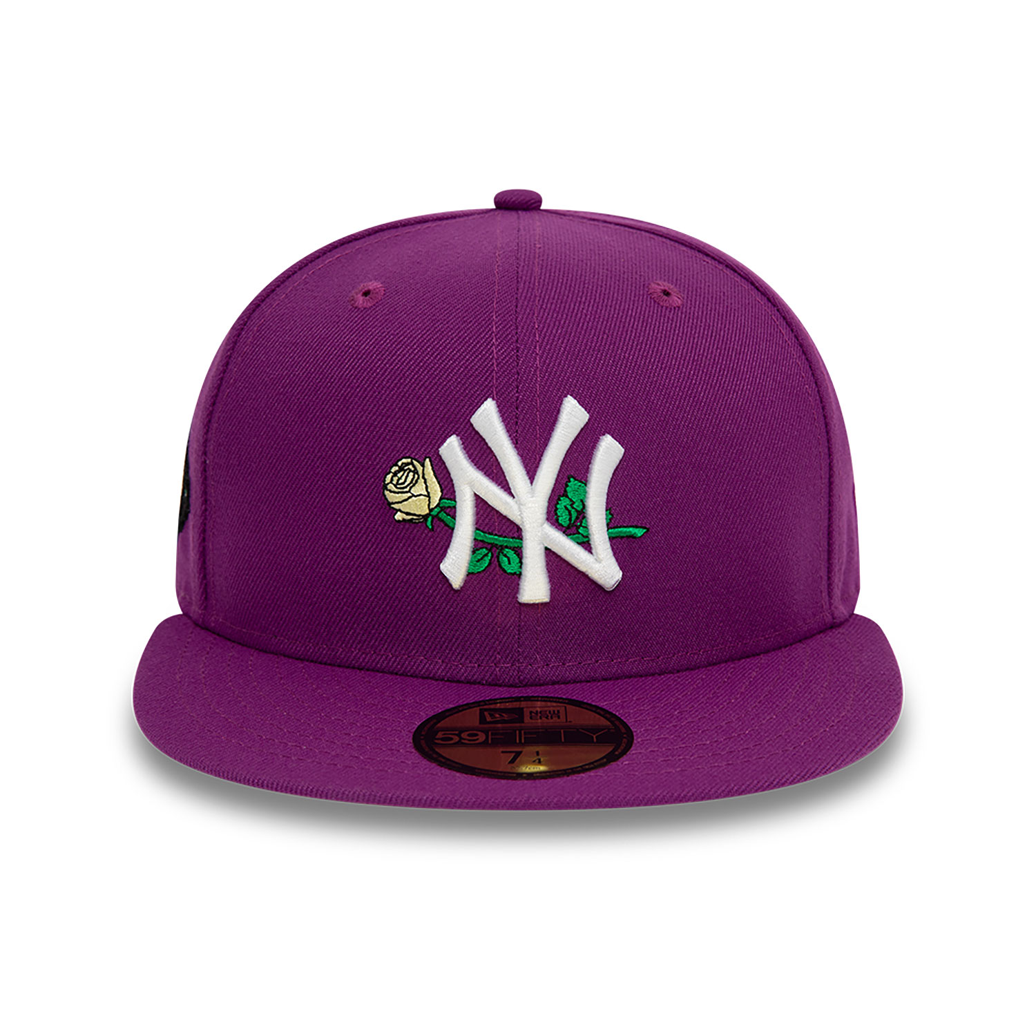 New York Yankees MLB Rose Purple 59FIFTY Fitted Cap