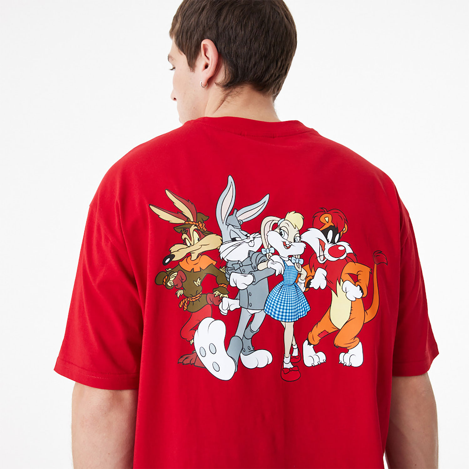 Looney Tunes x Retro Classics Wizard Of Oz Red Oversized Tshirt