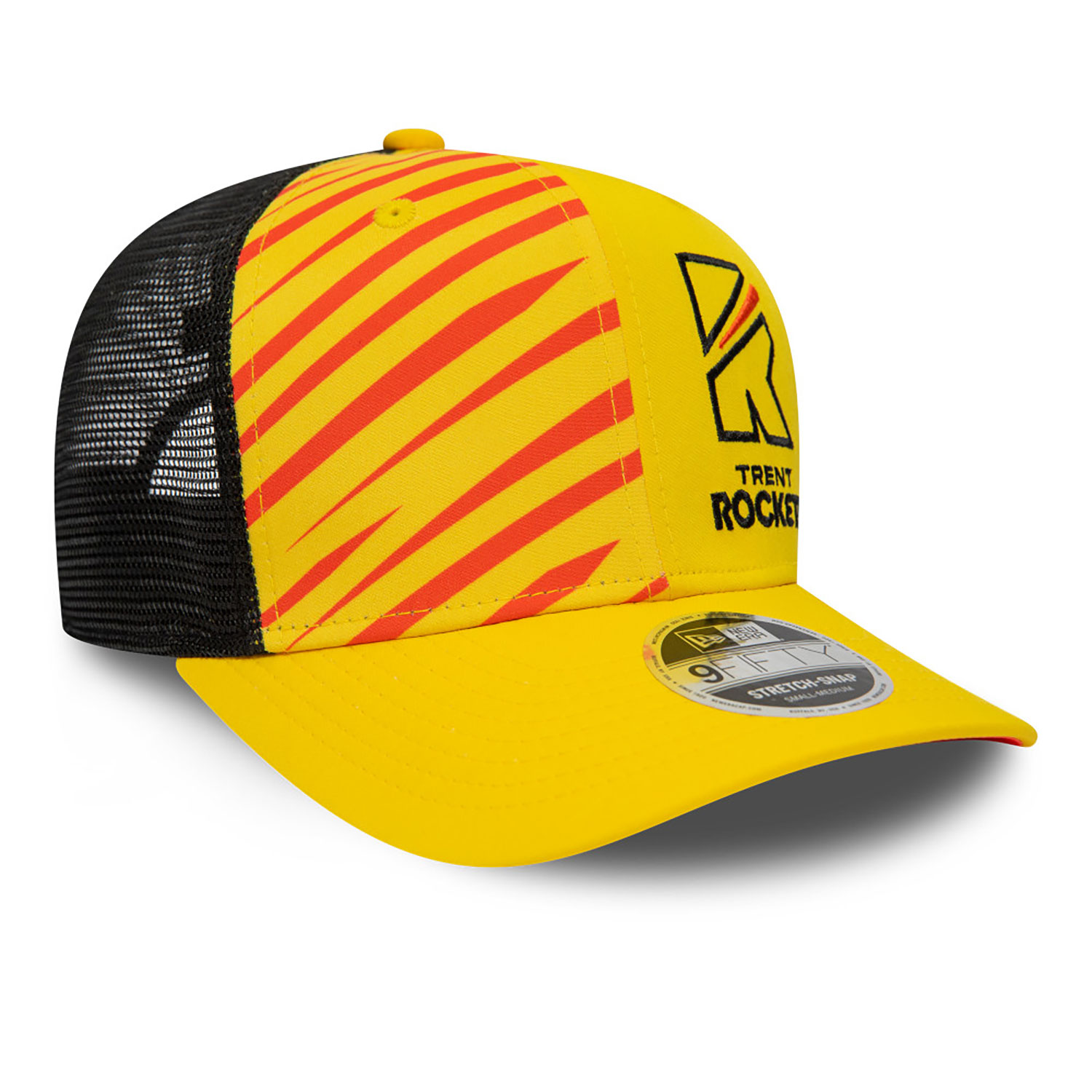 Trent Rockets The Hundred 2023 Yellow 9FIFTY Stretch Snap Cap