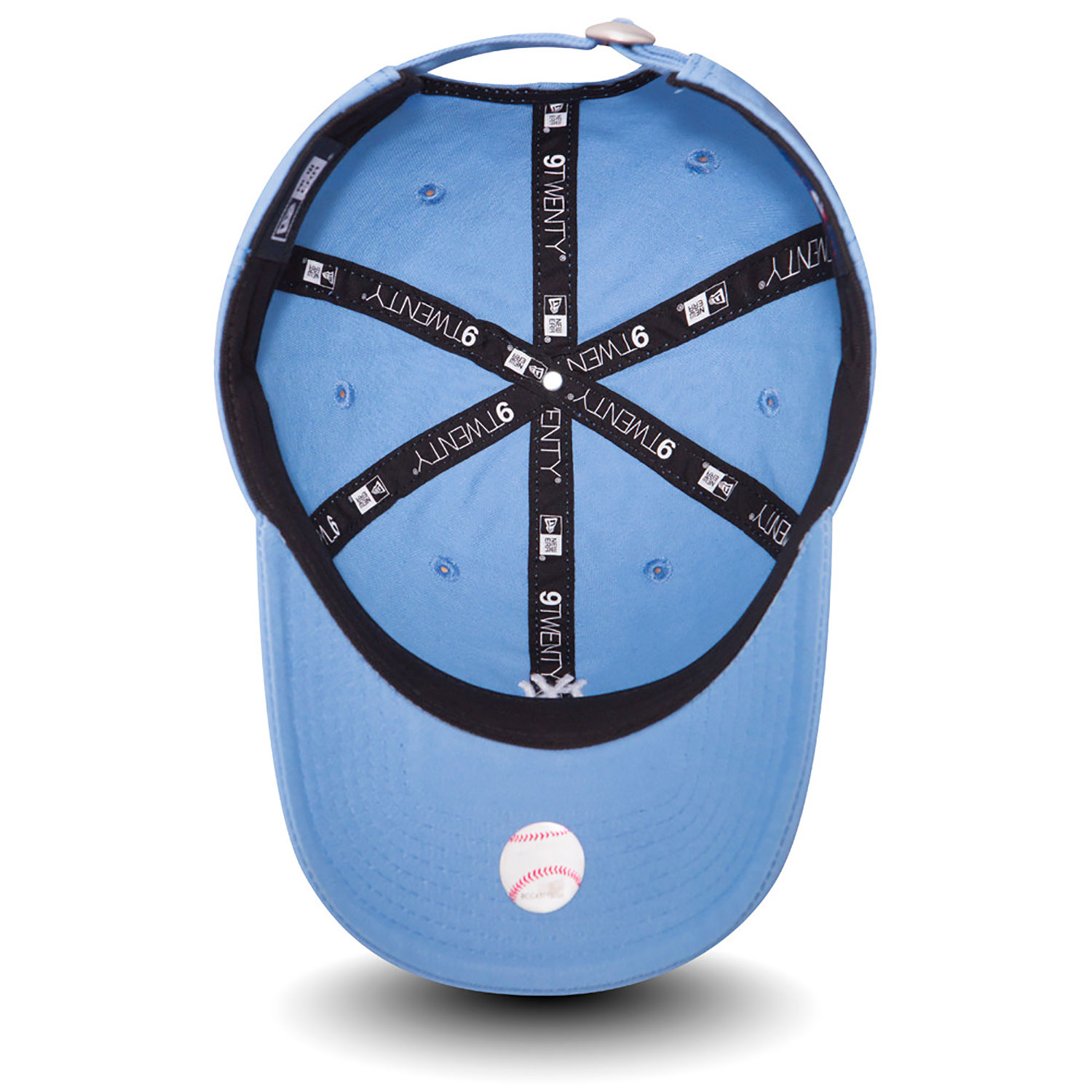 New York Yankees Micro Logo Pastel Blue 9TWENTY Adjustable Cap