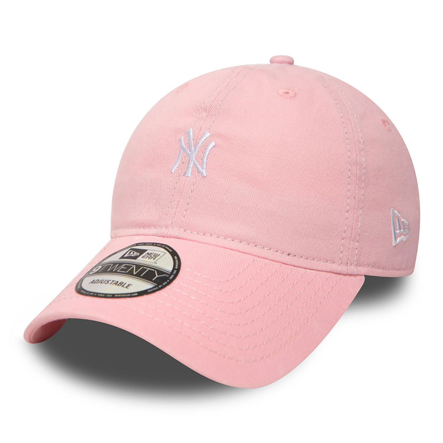 New York Yankees Micro Logo Pastel Pink 9TWENTY Adjustable Cap
