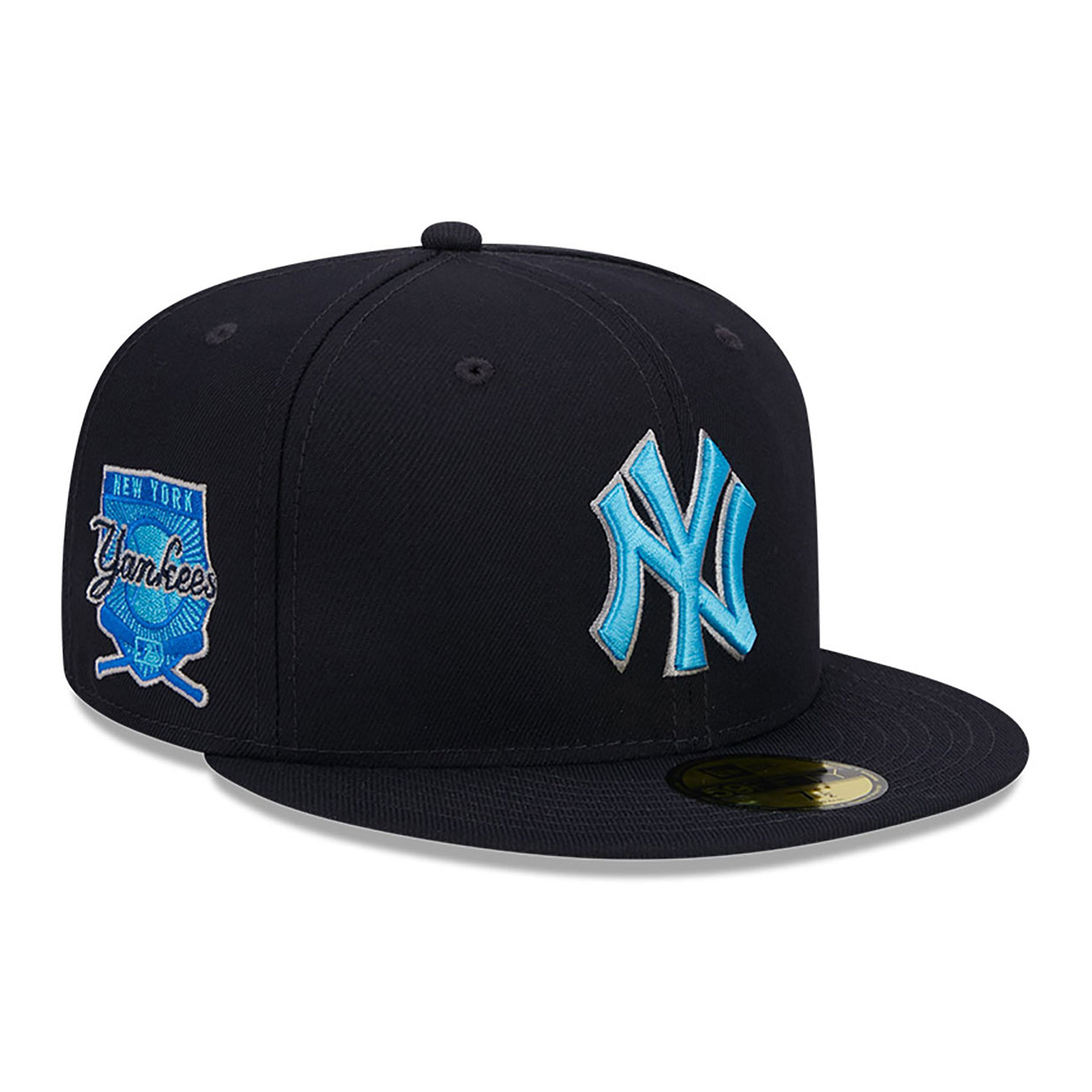 New Era New York Yankees 59Fifty Fitted Hat (Cream/Navy)