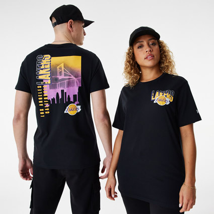 Skyline Graphic LA Lakers T-Shirt | New Era Cap UK