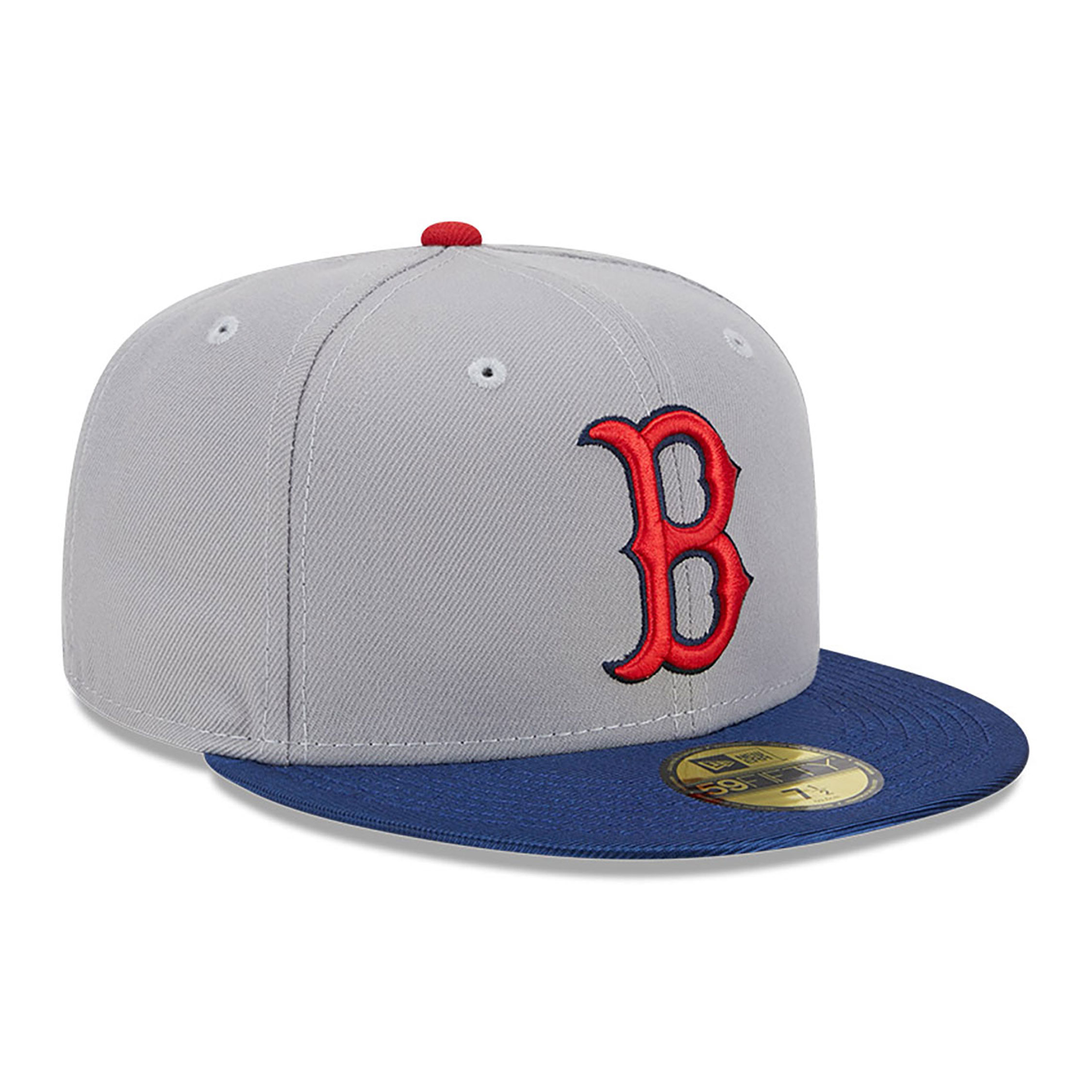 Boston Red Sox Team Shimmer Grey 59FIFTY Fitted Cap
