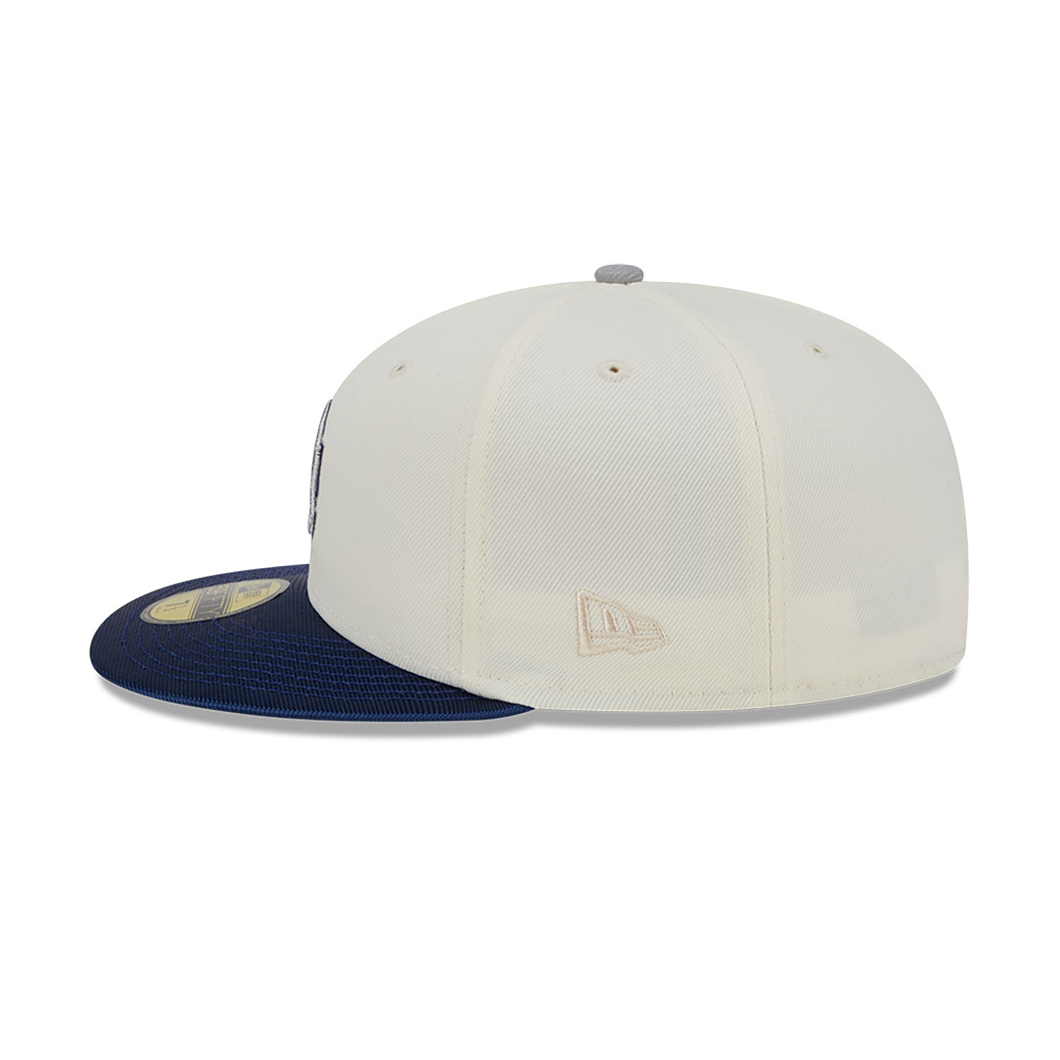 LA Dodgers Team Shimmer Off White 59FIFTY Fitted Cap