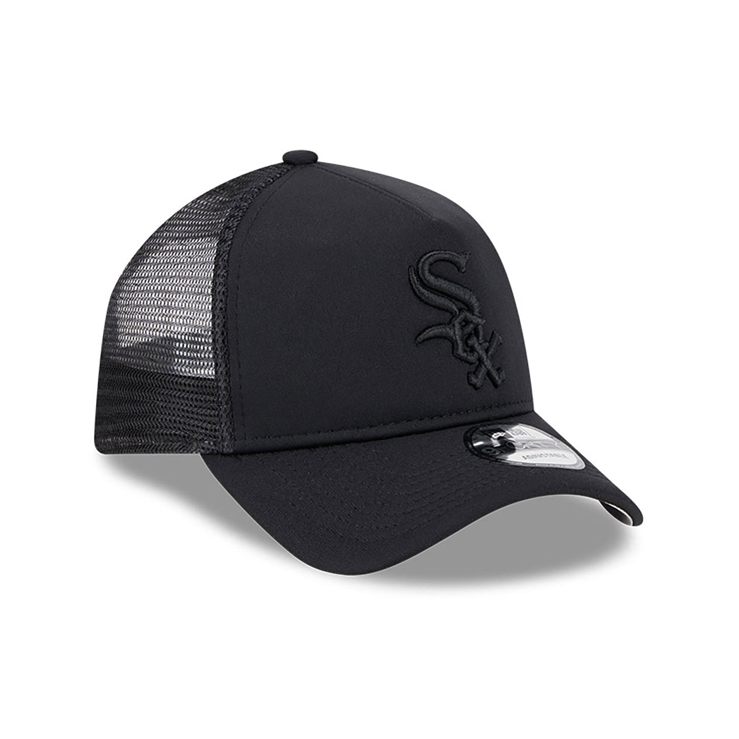 Chicago White Sox All Day Black 9FORTY A-Frame Trucker Cap