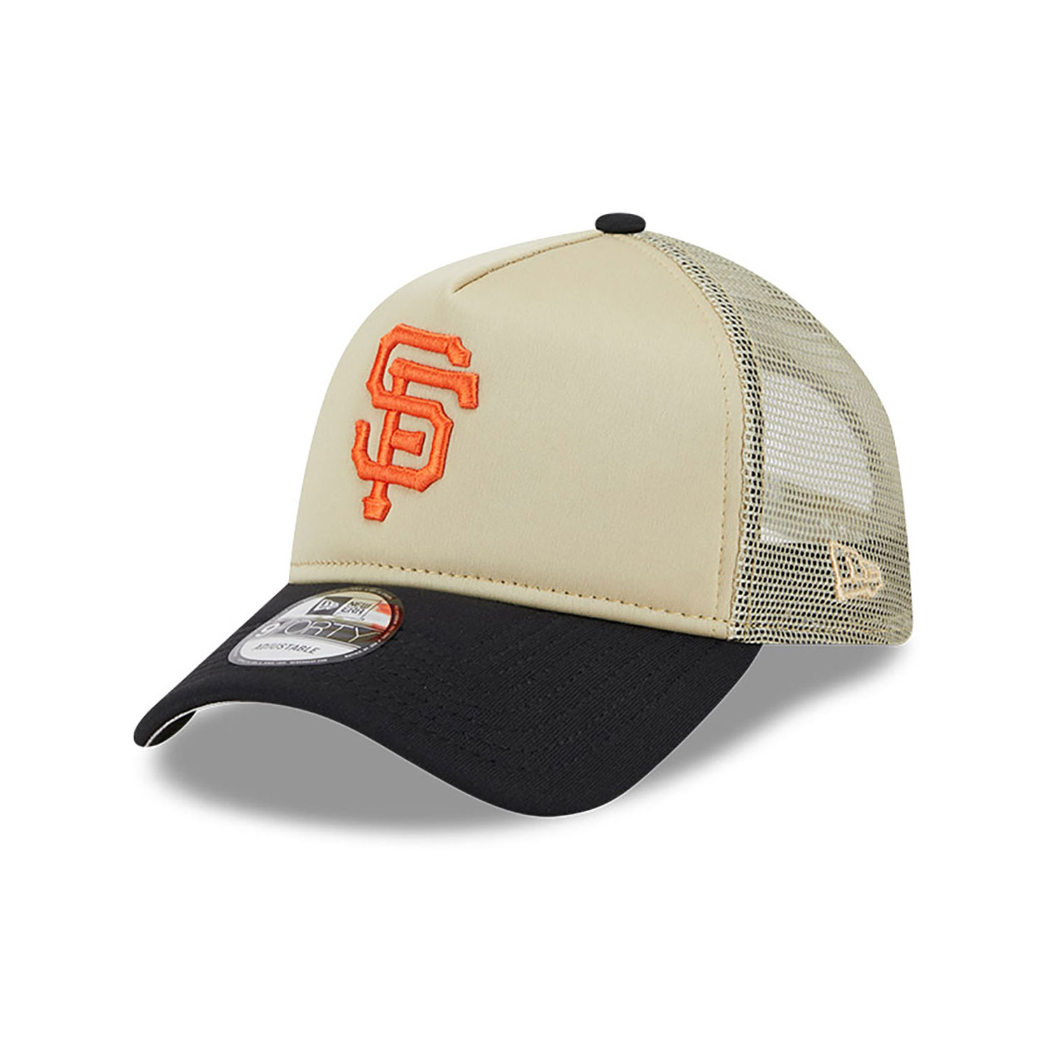 San Francisco Giants All Day Beige 9FORTY A-Frame Trucker Cap
