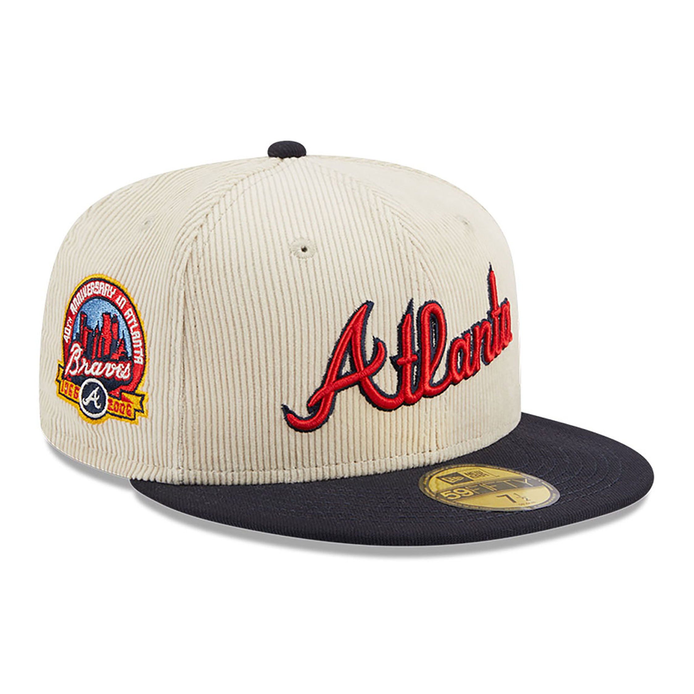 Cord Classic Atlanta Braves 59FIFTY Fitted Cap D03_196 | New Era Cap UK