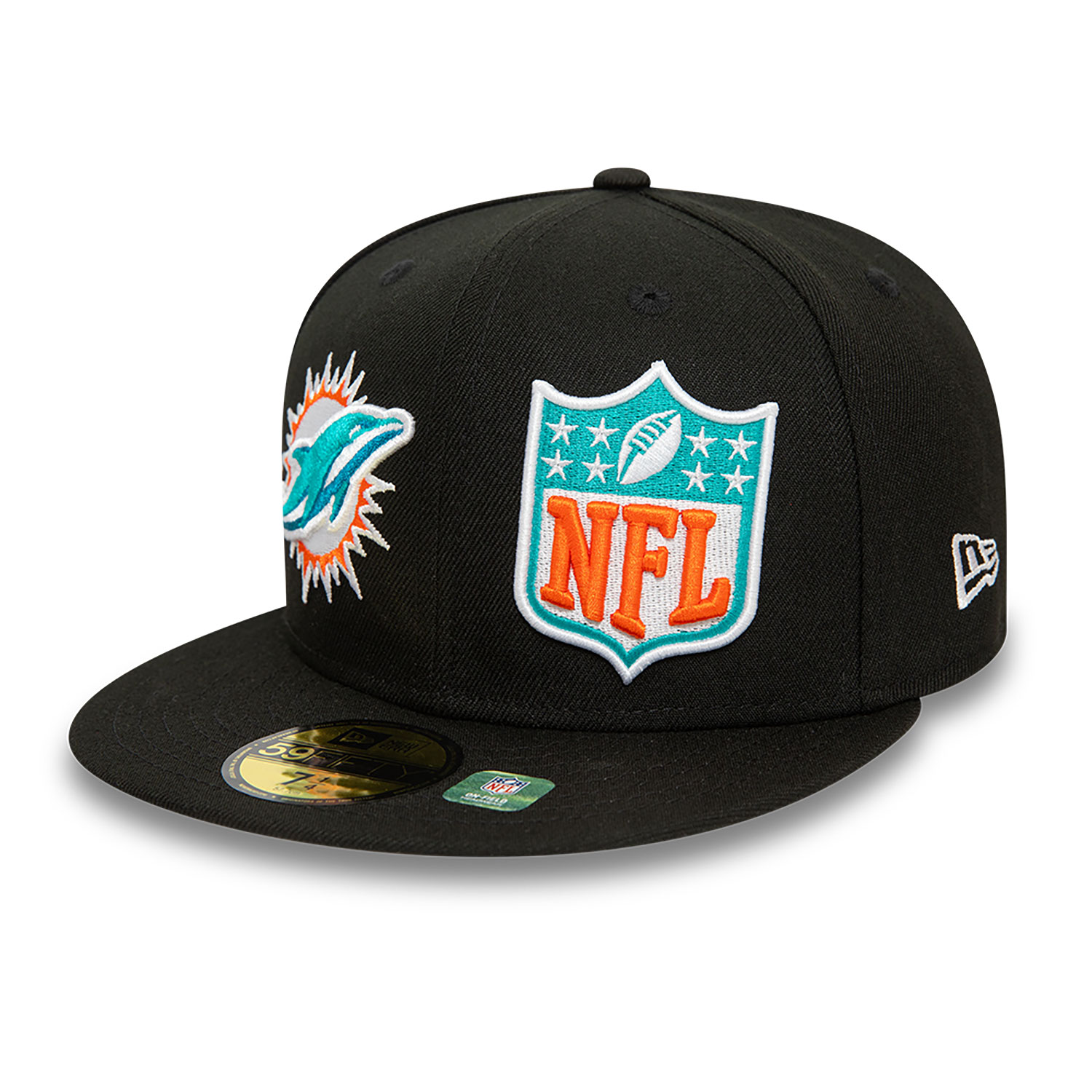 fitted miami dolphins hat