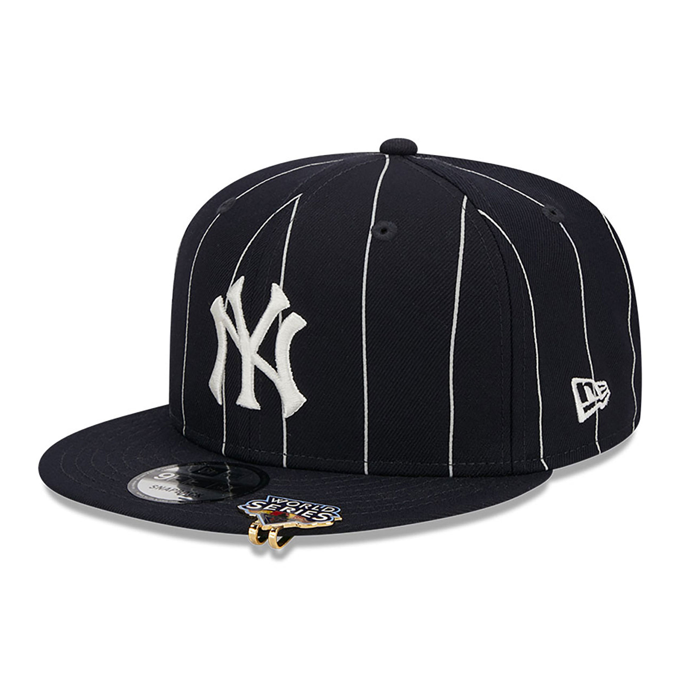 New York Yankees Pinstripe Navy 9FIFTY Snapback Cap