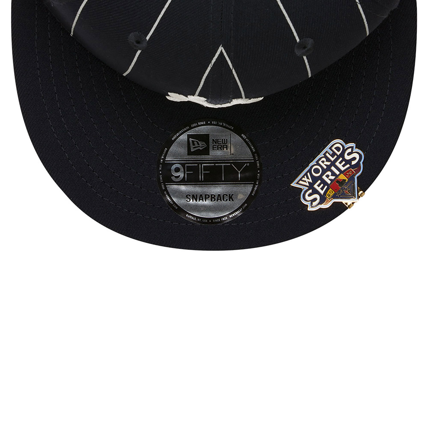 New York Yankees Pinstripe Navy 9FIFTY Snapback Cap