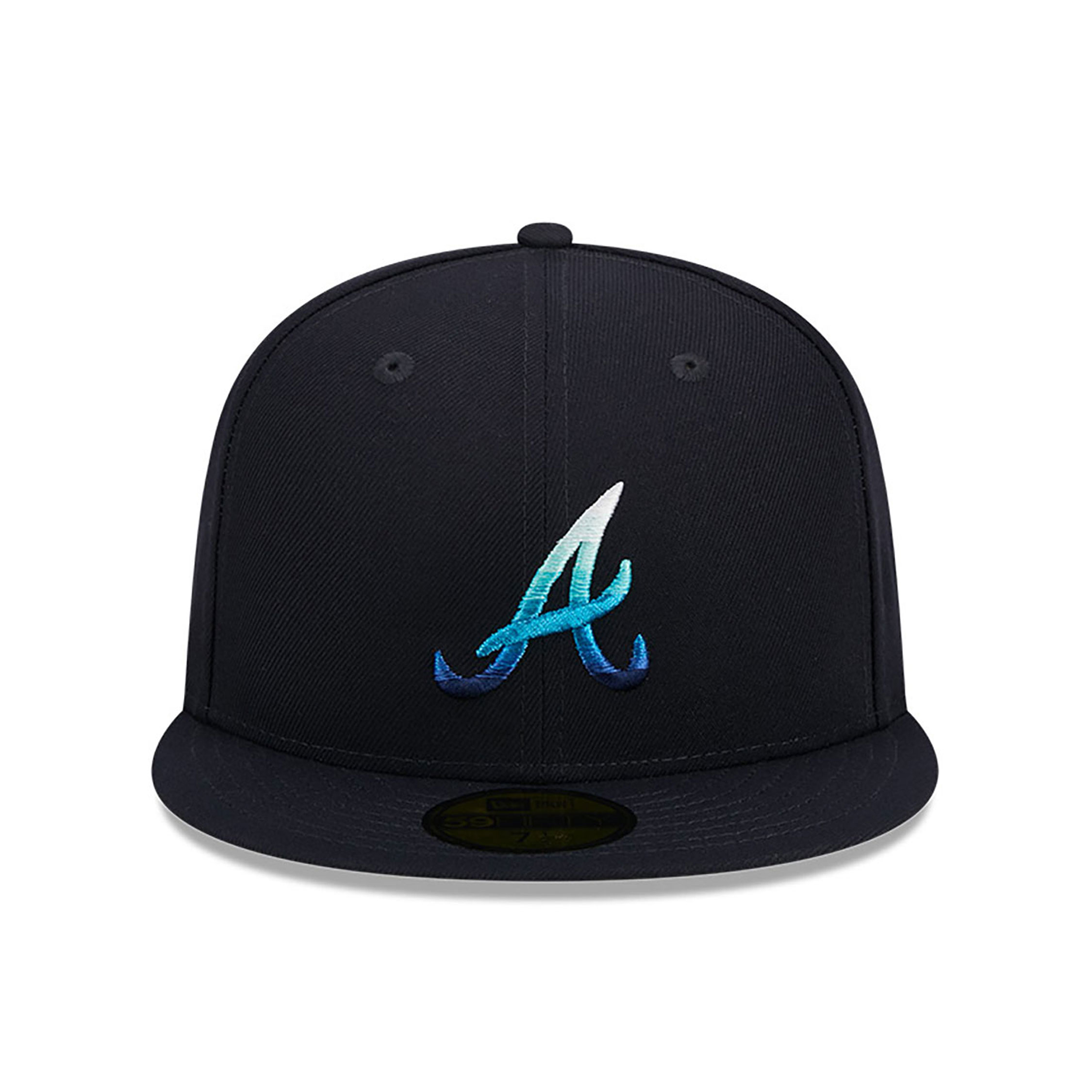 Atlanta Braves Gradient Navy 59FIFTY Fitted Cap