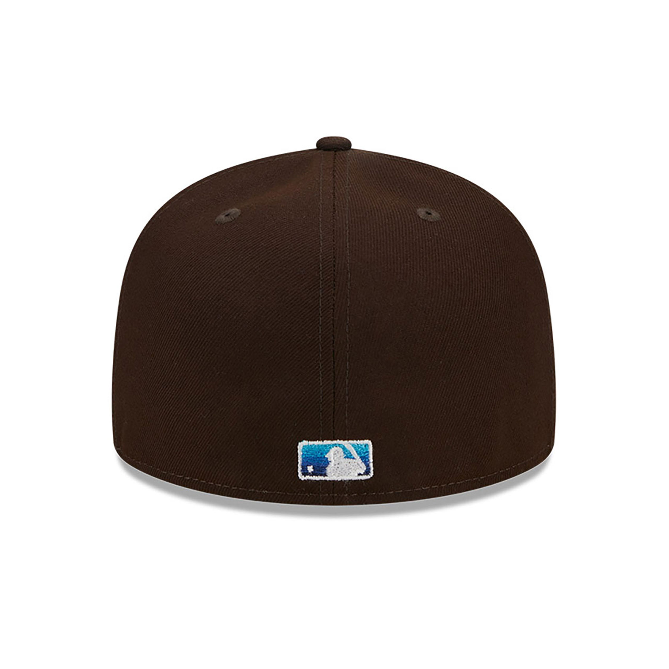 San Diego Padres Gradient Dark Brown 59FIFTY Fitted Cap