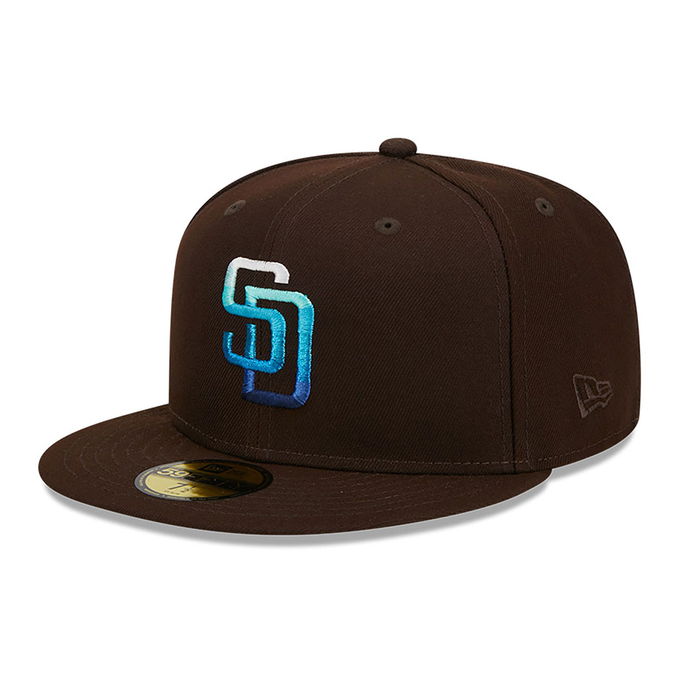 San Diego Padres Gradient Dark Brown 59FIFTY Fitted Cap