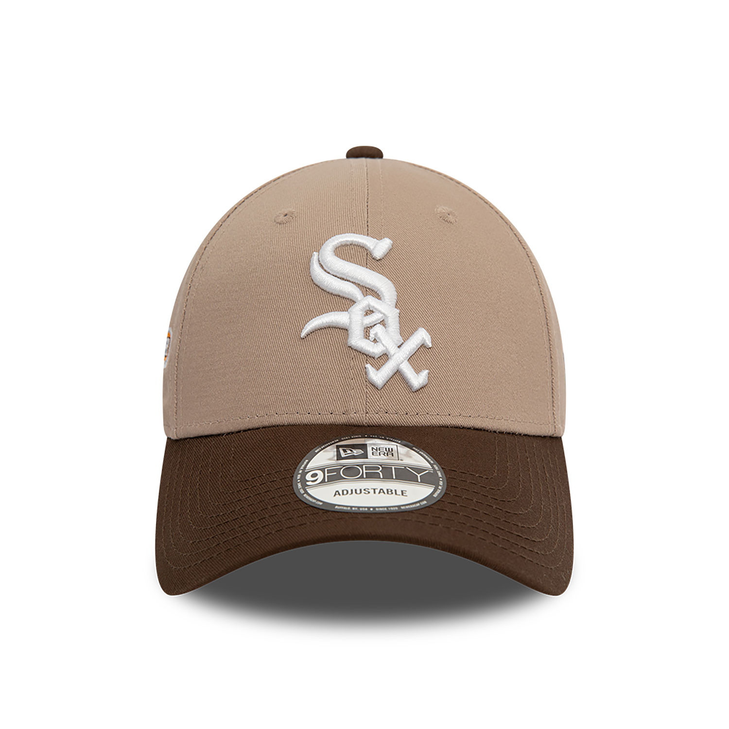 Chicago White Sox World Series Patch Light Brown 9FORTY Adjustable Cap