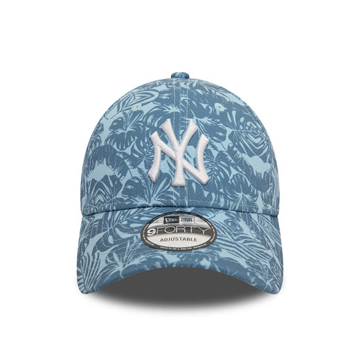 Blaue New York Yankees MLB Summer All Over Print 9FORTY Verstellbare Cap