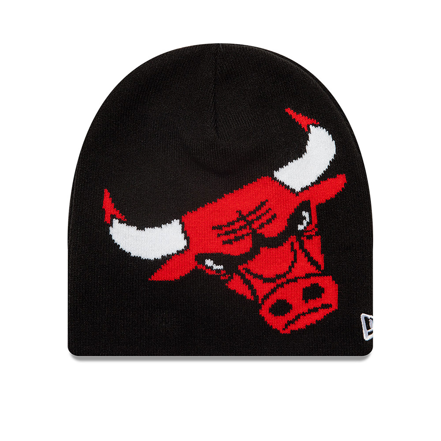Schwarze Chicago Bulls NBA Skull Knit Beanie