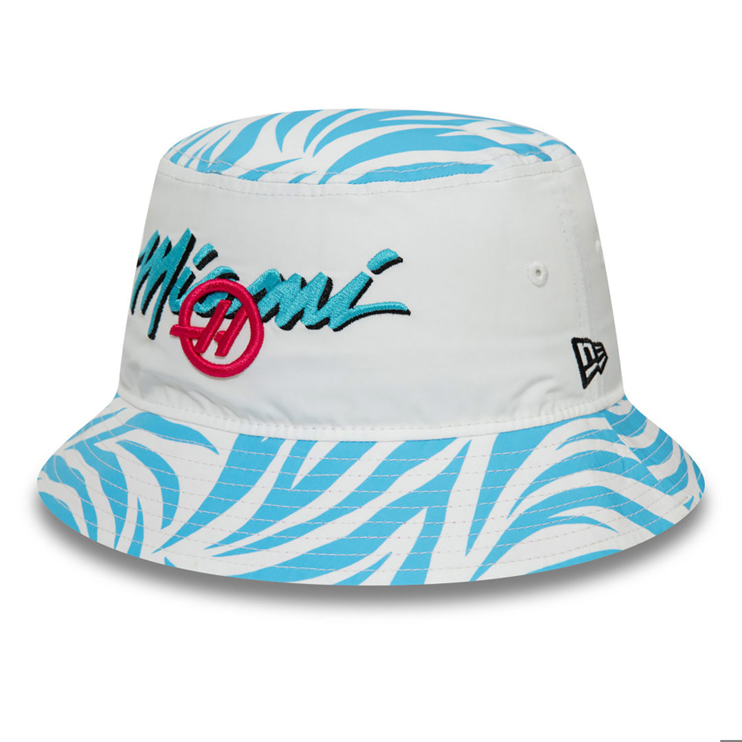 MoneyGram Haas F1 Miami Race Special White Bucket Hat