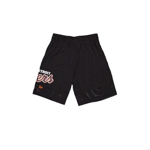Schwarze Detroit Tigers MLB Custom Mesh Shorts