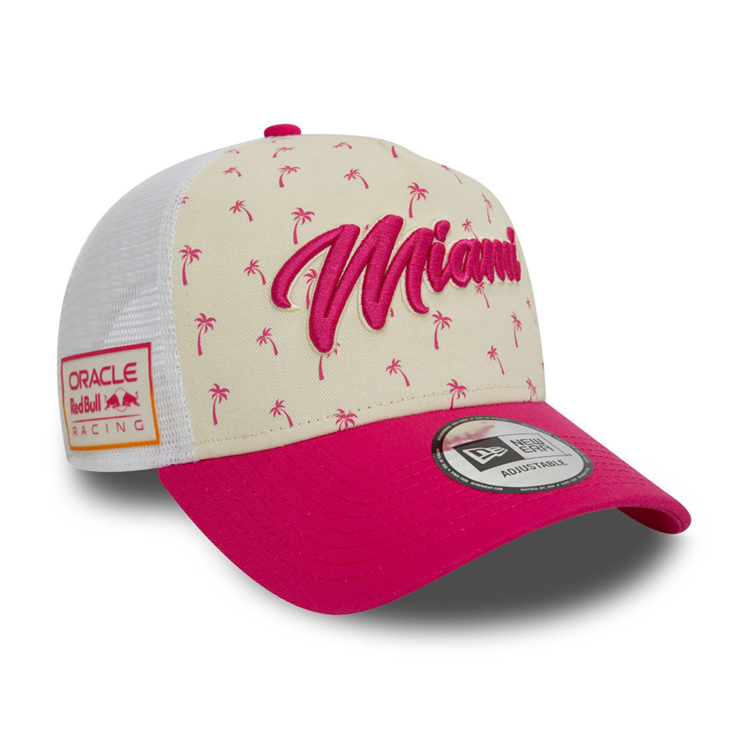 Red Bull Racing Miami Race Special Off White 9FORTY E-Frame Trucker Adjustable Cap