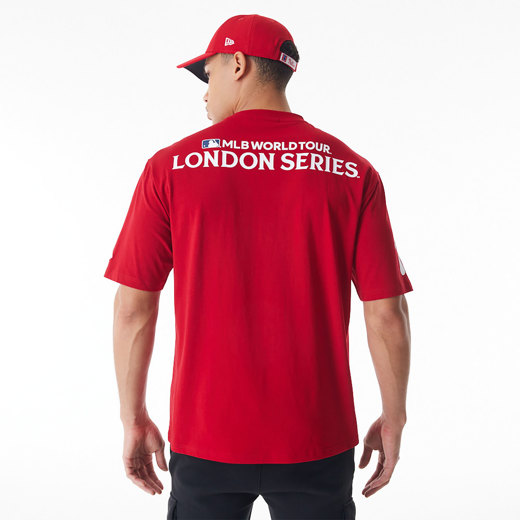 Philadelphia Phillies MLB London Series 2024 Rotes Oversized T-Shirt