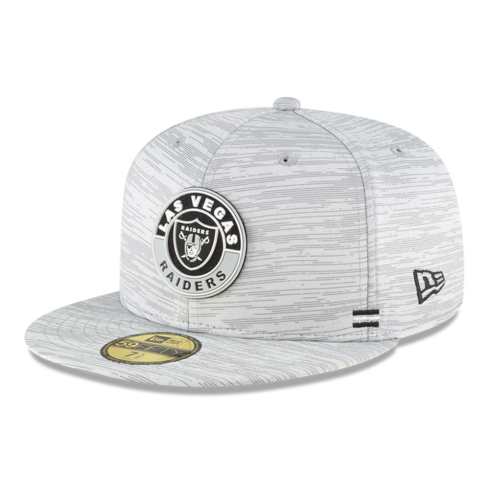 Las Vegas Raiders Sideline Grey 59FIFTY Cap