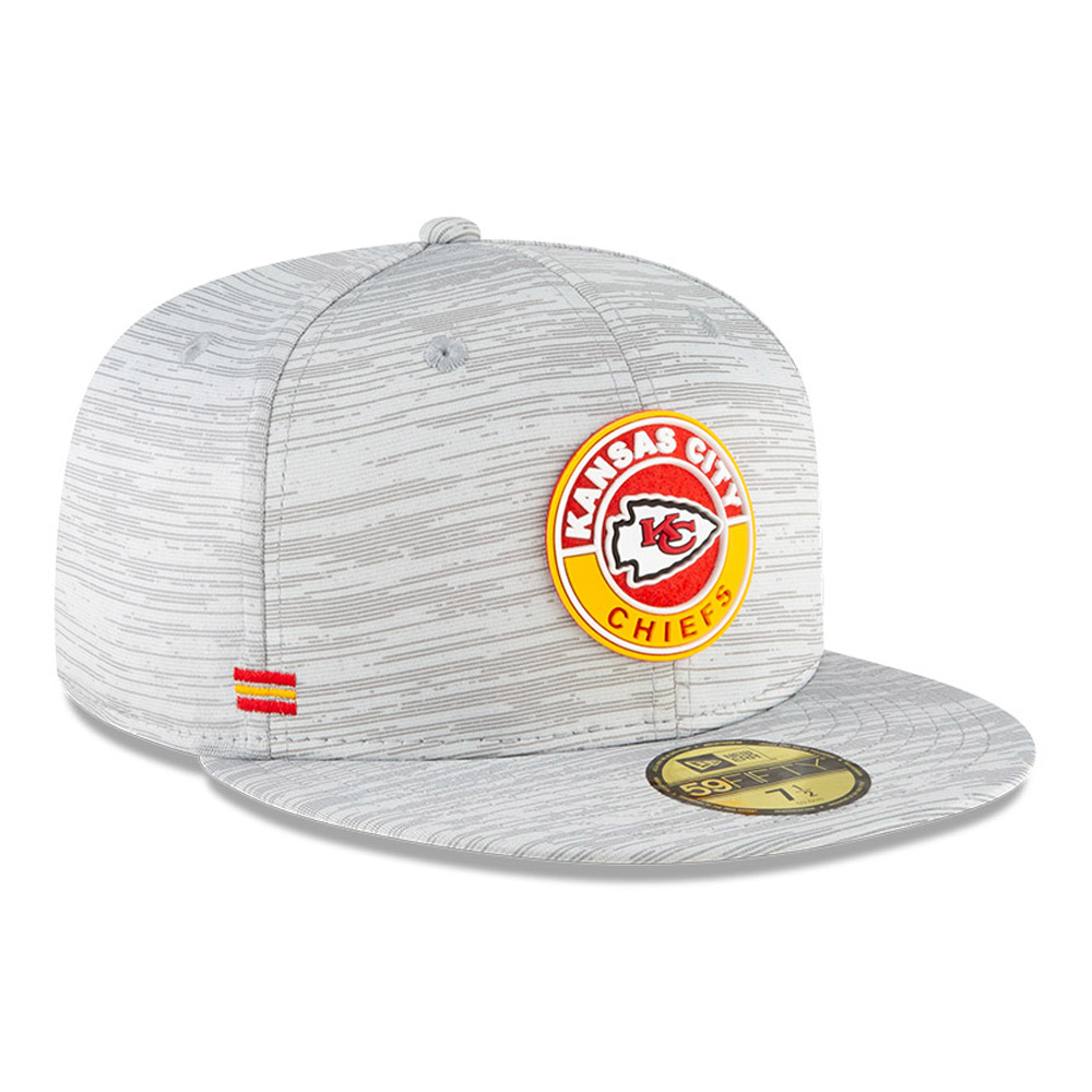 Kansas City Chiefs Sideline Grey 59FIFTY Cap