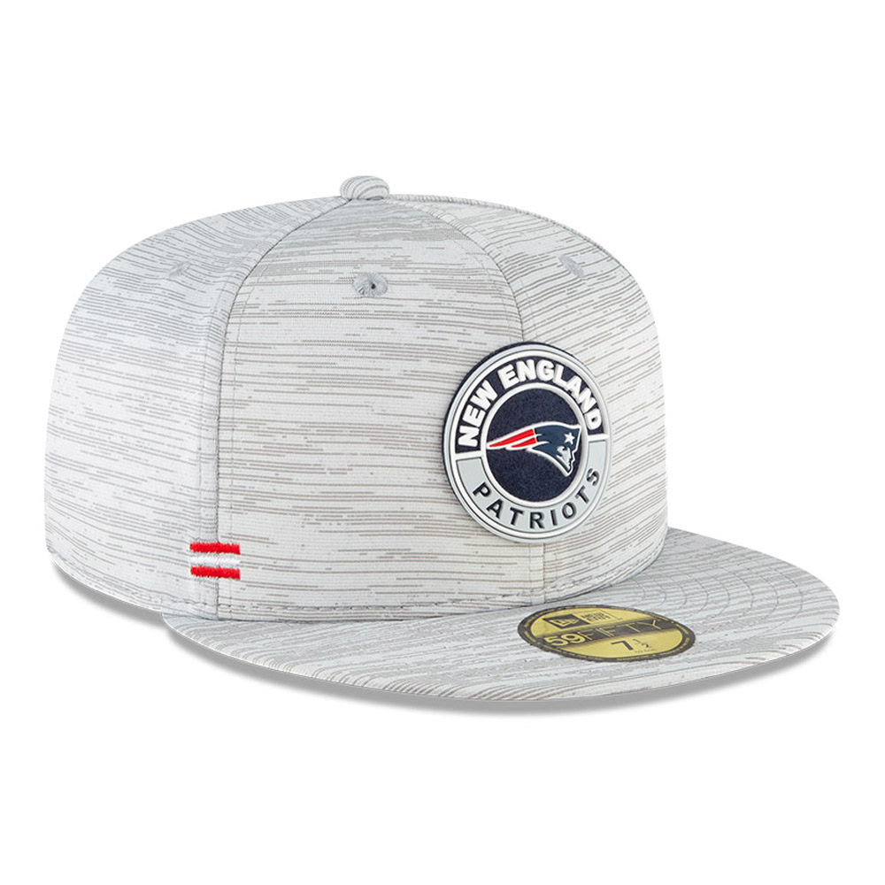 New England Patriots Sideline Grey 59FIFTY Cap